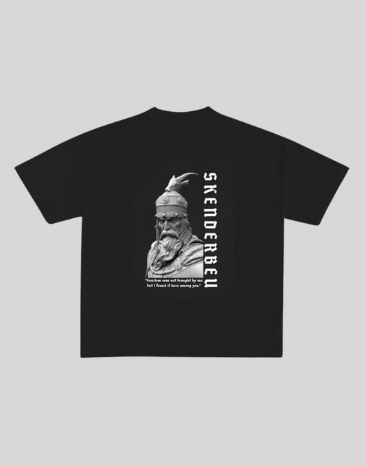 "Skenderbeu" Oversized T-shirt Dark Grey