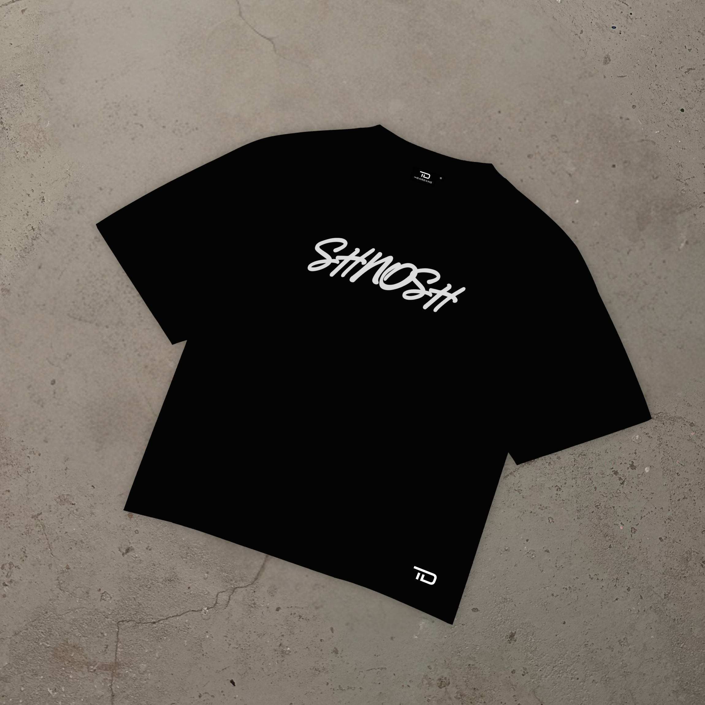 "SHNOSH" T-SHIRT BLACK