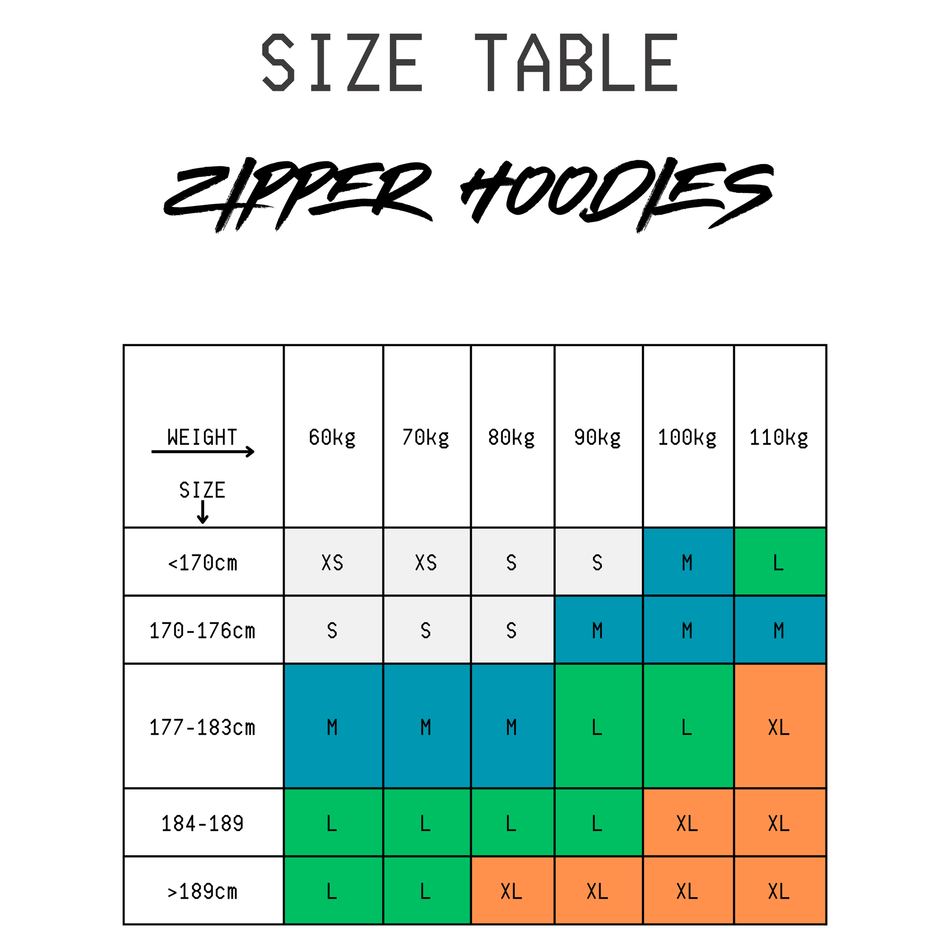 "SHNOSH" ZIP HOODIE BLACK