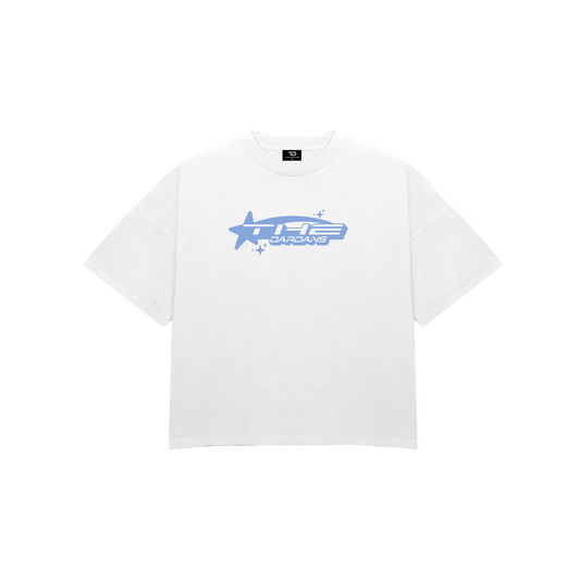 "THEDARDANS" TEE - WHITE, BLUE